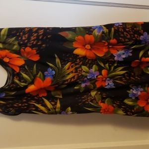 Womans plus one piece with bra insert